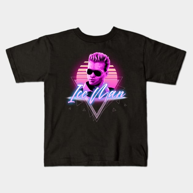 Iceman 80's retro Kids T-Shirt by NotoriousMedia